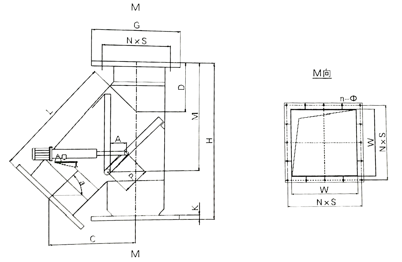 DSF-F型電液動側(cè)三通分料器