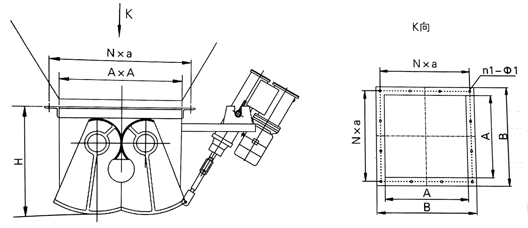 DEZ-B-I型電液動(dòng)腭式閘門